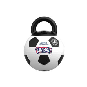 PELOTA DE FÚTBOL CON MANGO DE GOMA